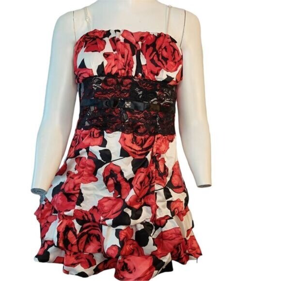 Majora XS Floral Party Ruffle Dress - Picture 1 of 13